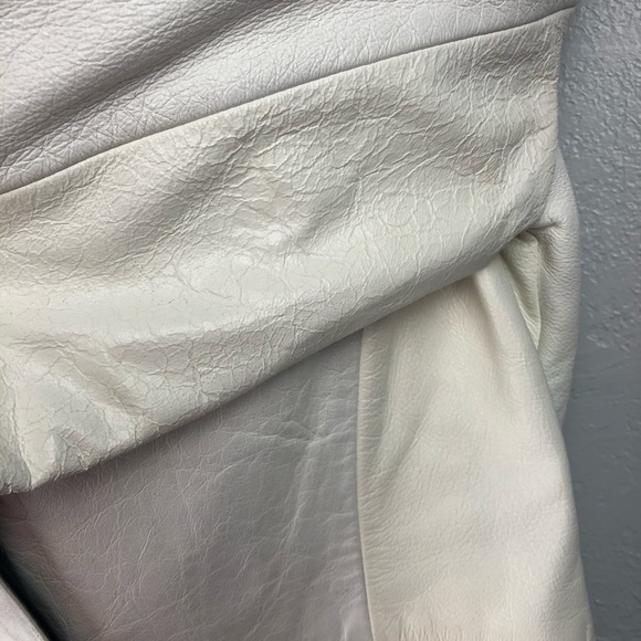 Vintage LEATHERS by NEW ENGLAND bomber jacket Sm - Picture 6 of 16